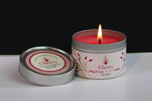 Load image into Gallery viewer, Cherry Scented Soy Wax Tin Candle