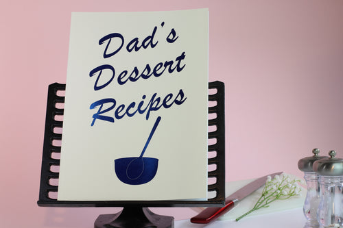 Dad's Dessert's Recipe Book