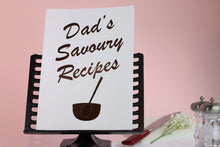 Load image into Gallery viewer, Dad&#39;s Savoury Recipe&#39;s Book