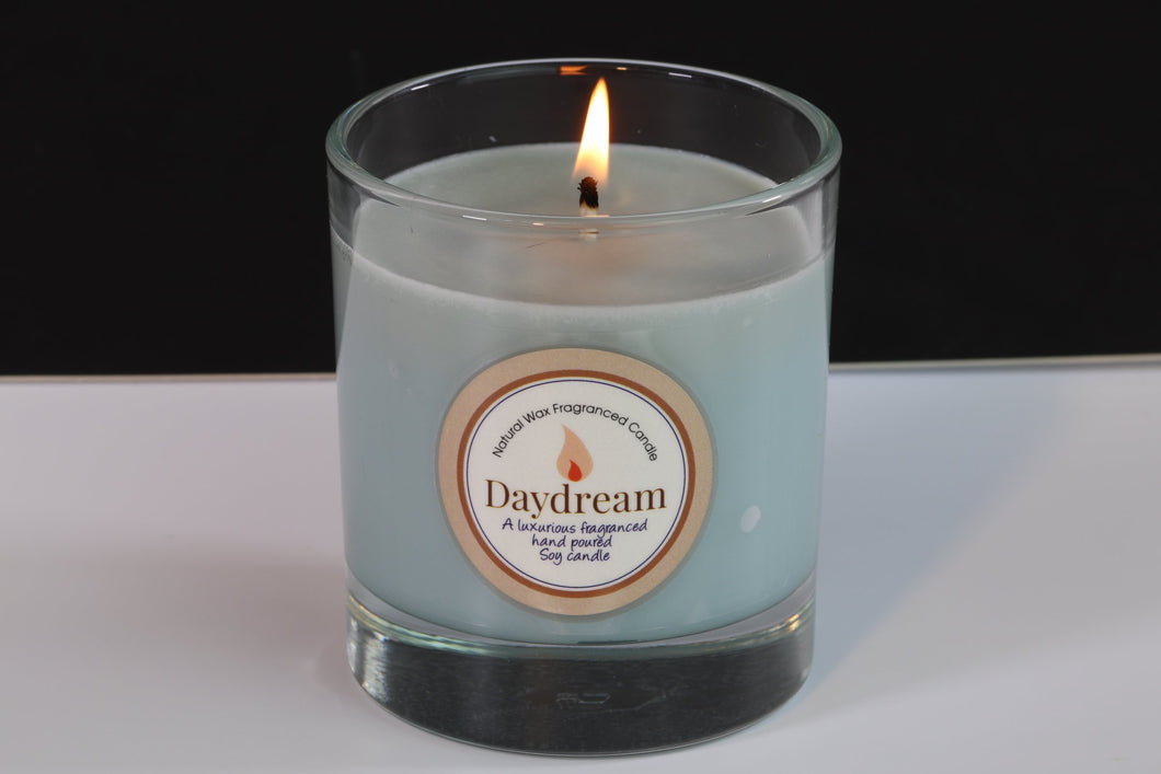 Day Dream Scented Soy Wax Glass Container Candle