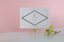 Load image into Gallery viewer, Deluxe Diamond Wedding Invitations