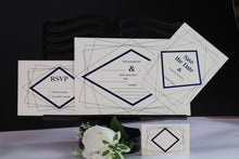 Load image into Gallery viewer, Deluxe Diamond Wedding Stationery Set