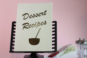 Dessert Recipe Notebook