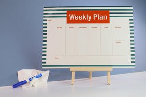 Weekly Planner Fridge Magnet Marker Board