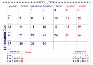 A3/A4 Academic School Year Planner Calendar 2021 / 2022