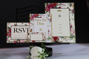 Deluxe Floral Wedding Stationery Set