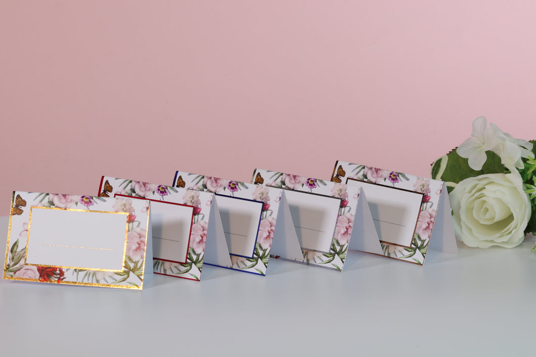 Deluxe Floral Wedding Table Cards