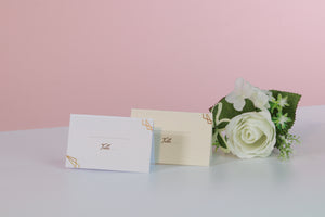 Deluxe Gold Wedding Table Cards