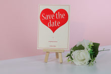 Load image into Gallery viewer, Deluxe Love Themed Wedding Save The Date Cards