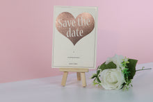 Load image into Gallery viewer, Deluxe Love Themed Wedding Save The Date Cards