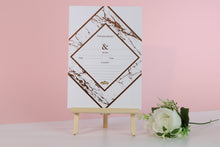 Load image into Gallery viewer, Deluxe Marble Themed Wedding Invitations