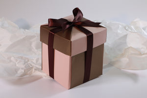 Pink & Gold Handmade Gift Box