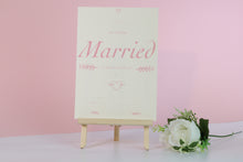 Load image into Gallery viewer, Pink &amp; White Wedding Invitations