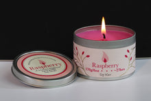 Load image into Gallery viewer, Raspberry Scented Soy Wax Tin Candle