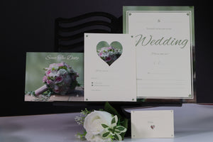 Deluxe Rose Wedding Stationery Set