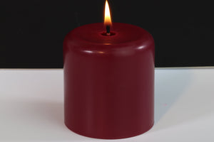 Rosewood Scented Soy Wax Pillar Candle