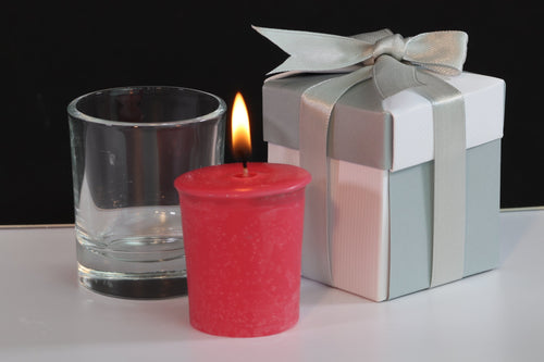 Orchid Scented Soy Wax Votive Candle
