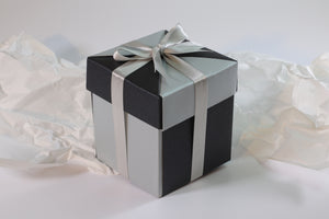 Silver & Graphite Handmade Gift Box