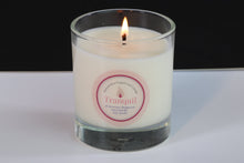 Load image into Gallery viewer, Tranquil Scented Soy Wax Glass Container Candle