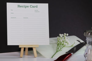 Plain & Simple Recipe Cards